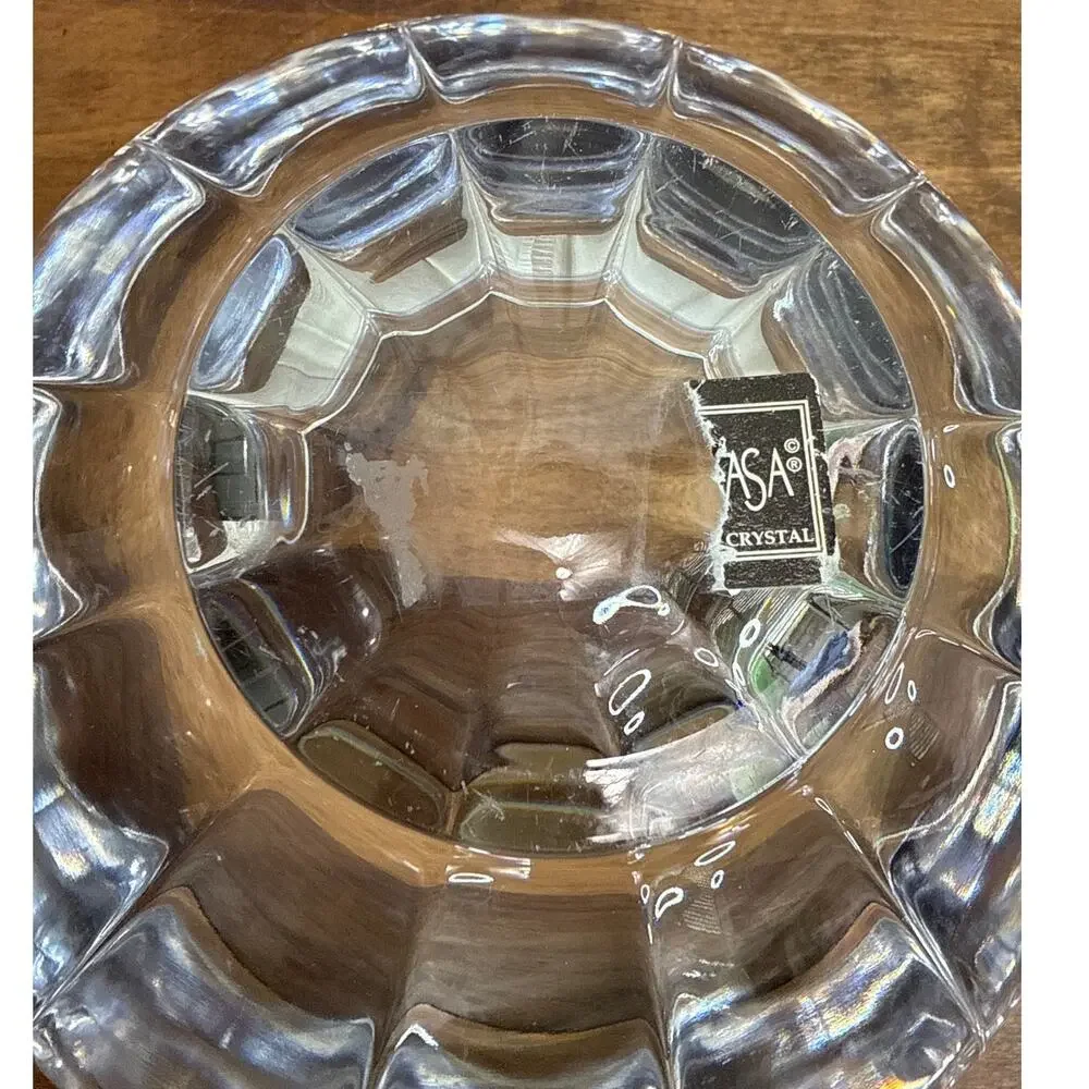 Iceland By Mikasa Vintage Clear Paneled 9 7/8